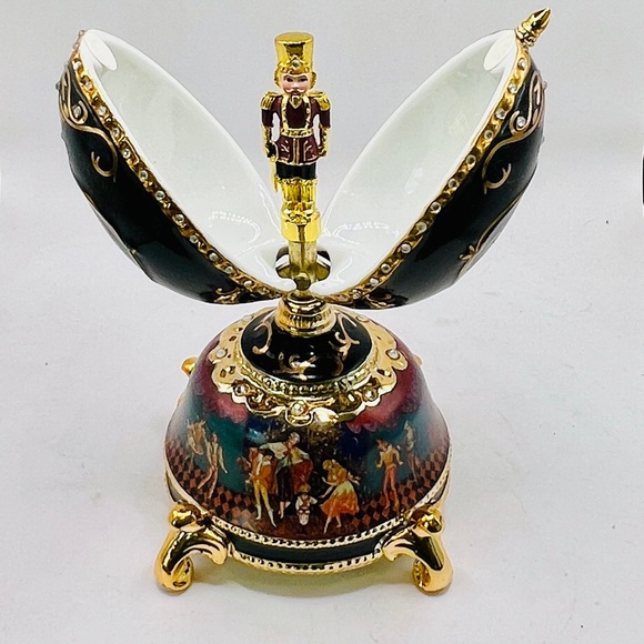 Bradford Exchange The Nutcracker Second Issue  Musical Egg Ardleigh Elliot EUC - Picture 1 of 9